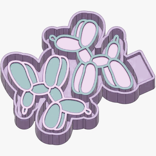 Balloon Dog Vent Clip Mold