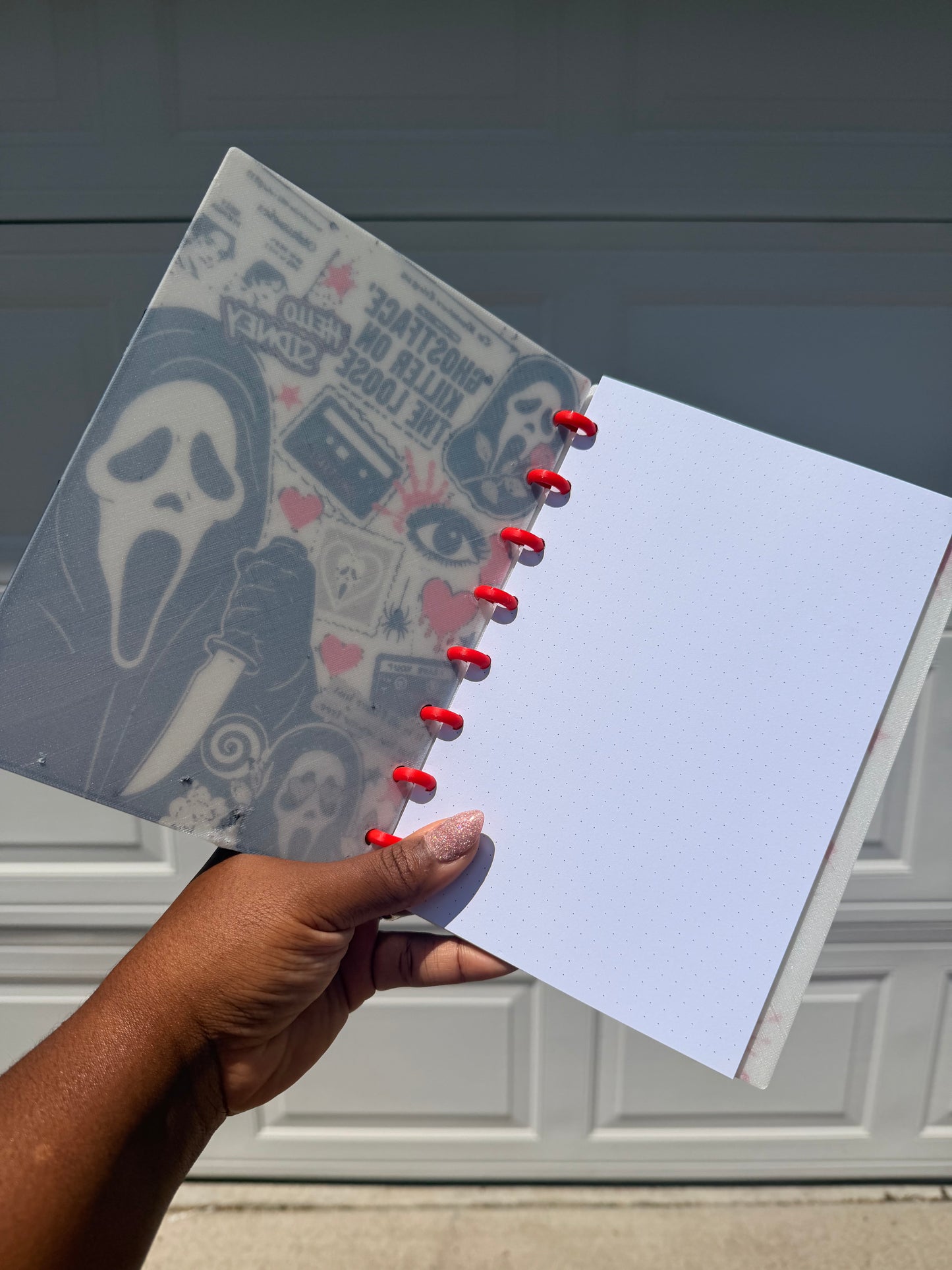 Ghost Face 3D Printed Notebook