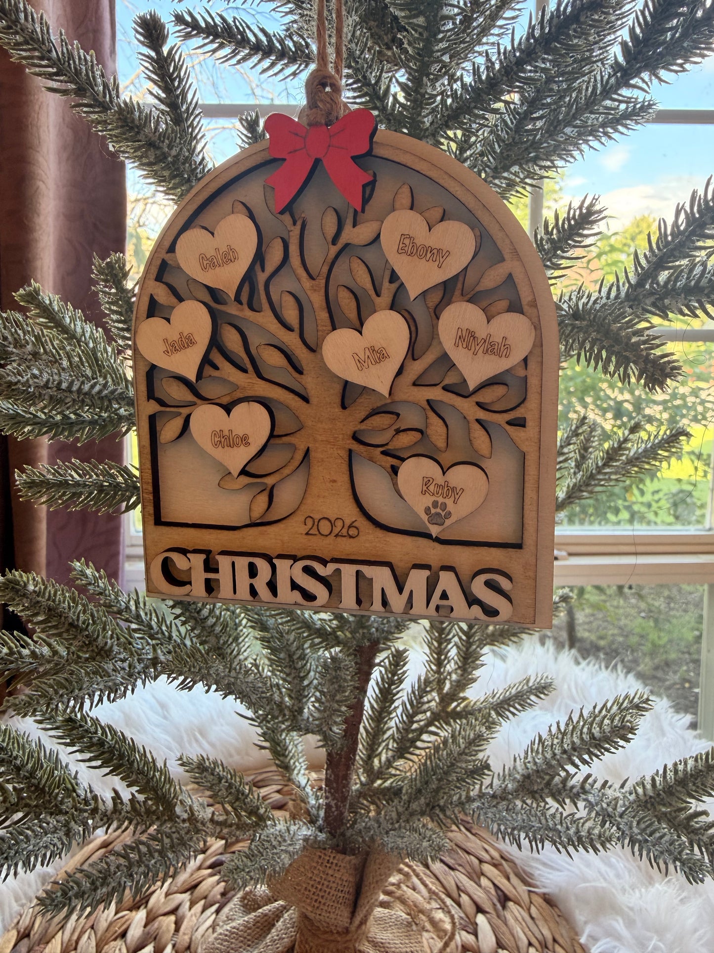 2026 Family Tree Ornament