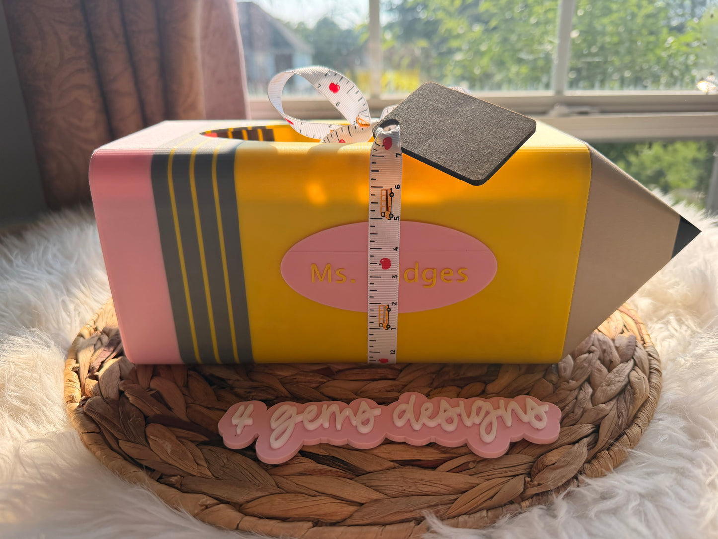 3D Printed Pencil Tissue Holder