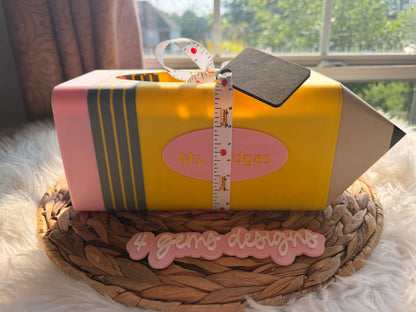3D Printed Pencil Tissue Holder