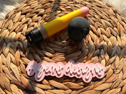 Pencil-Shaped Microphone Holder