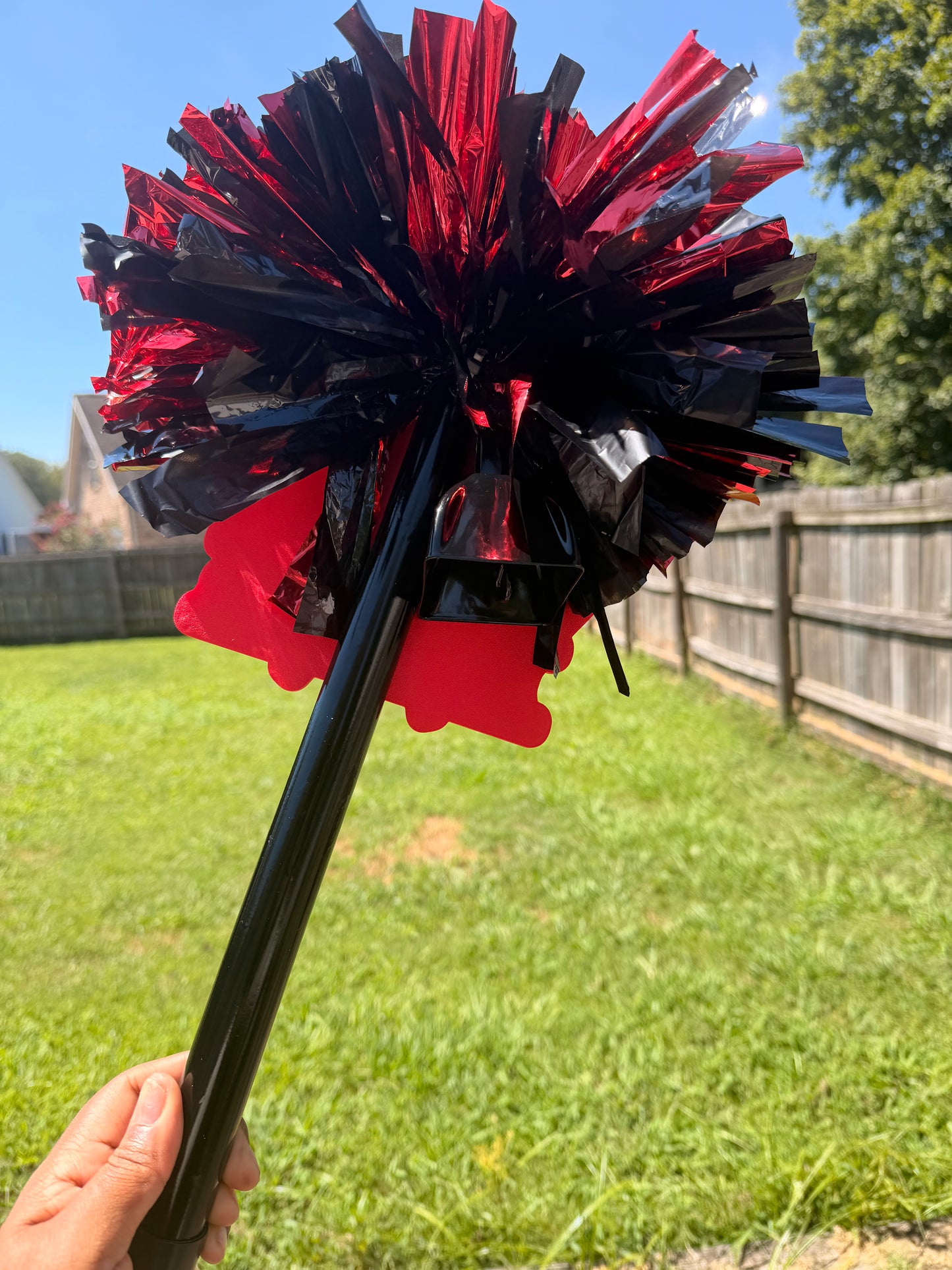 Personalized Color Guard Pompom Cheer stick