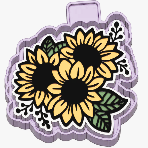 Sunflower Bouquet Mold
