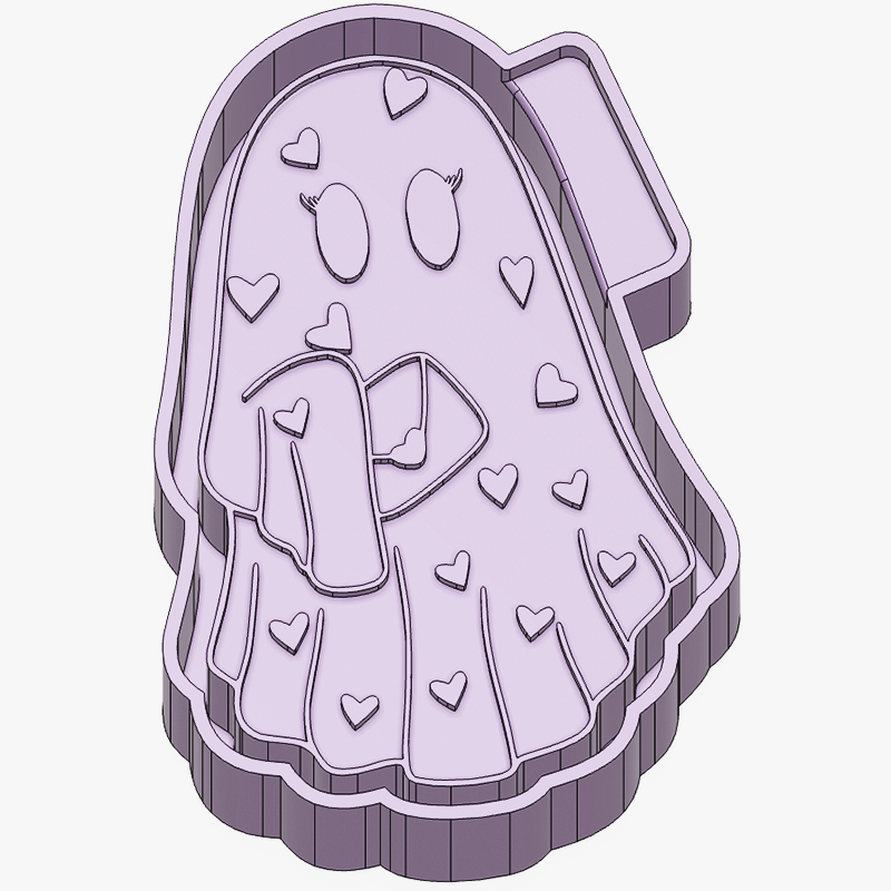Valentine Ghost Mold