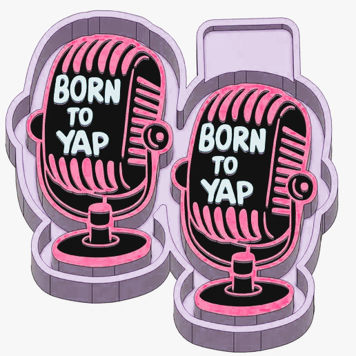 Born To Yap Vent Clip Mold